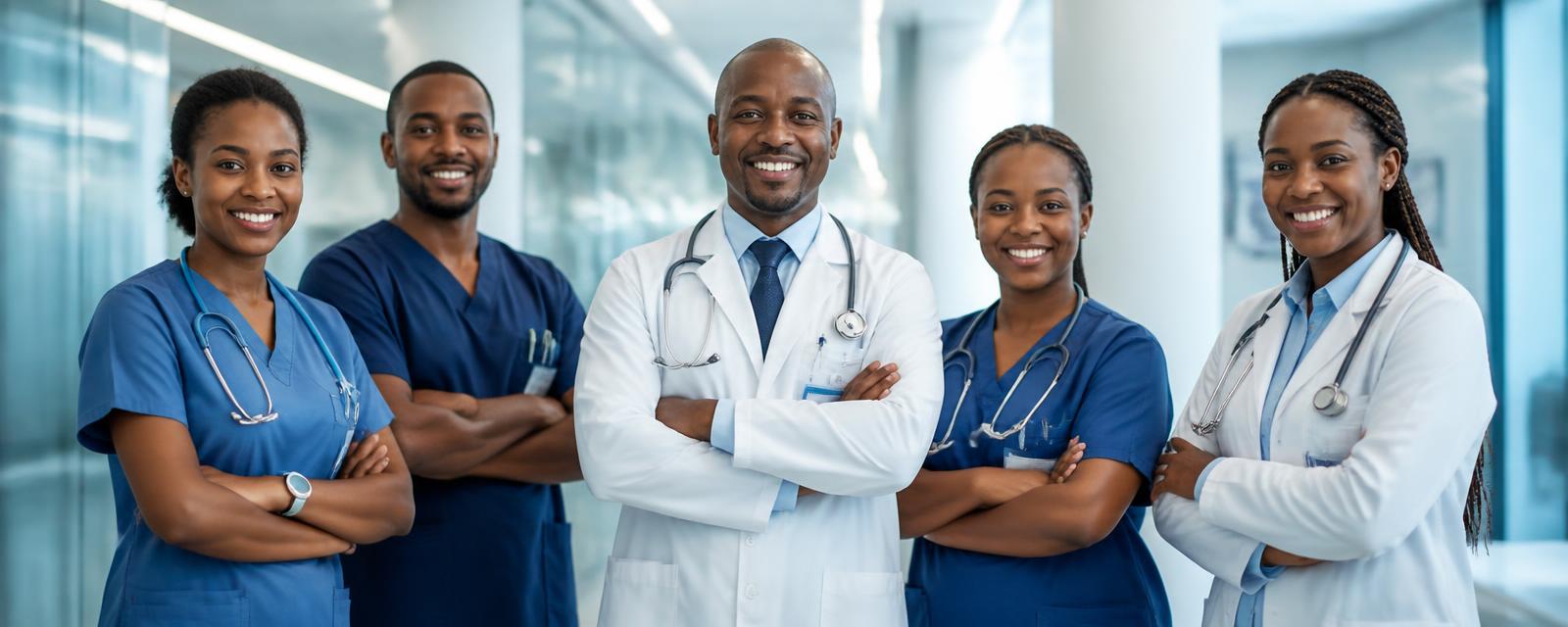 Équipe médicale réunie autour du pilotage Clinova